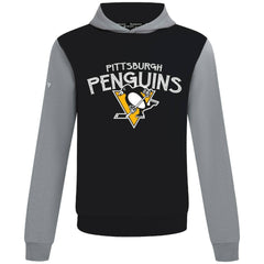 Pittsburgh Penguins Levelwear Ultimate Mission Pullover Hoodie - Black/Gray - NHL 203091733