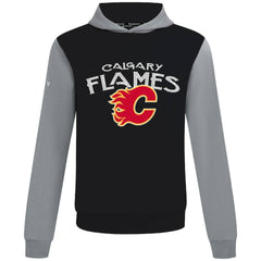Calgary Flames Levelwear Ultimate Mission Pullover Hoodie - Black/Gray - NHL 203091734