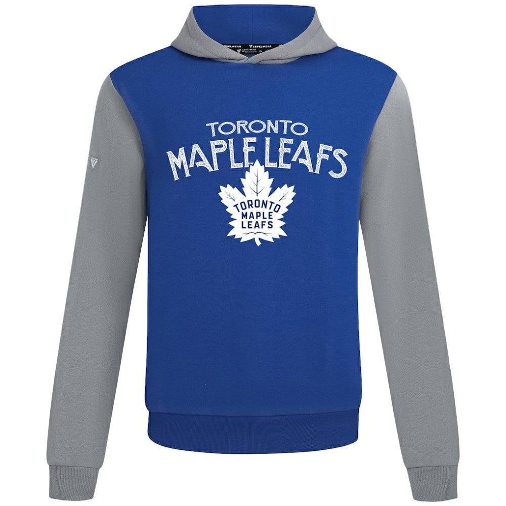 Toronto Maple Leafs Levelwear Ultimate Mission Pullover Hoodie - Royal/Gray - NHL 203091736