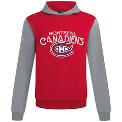 Montreal Canadiens Levelwear Ultimate Mission Pullover Hoodie - Red/Gray - NHL 203091739