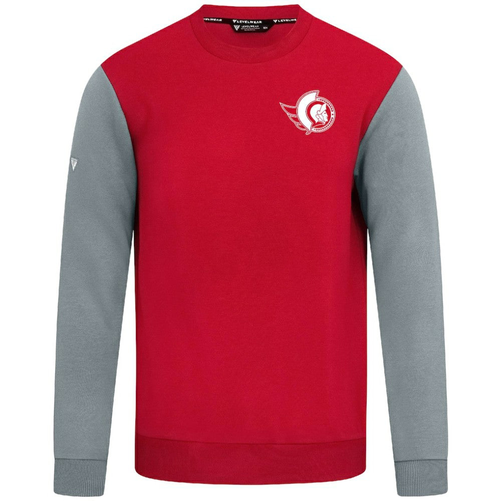 Ottawa Senators Levelwear Ultimate Response Sweatshirt - Red/Gray - NHL 203091745