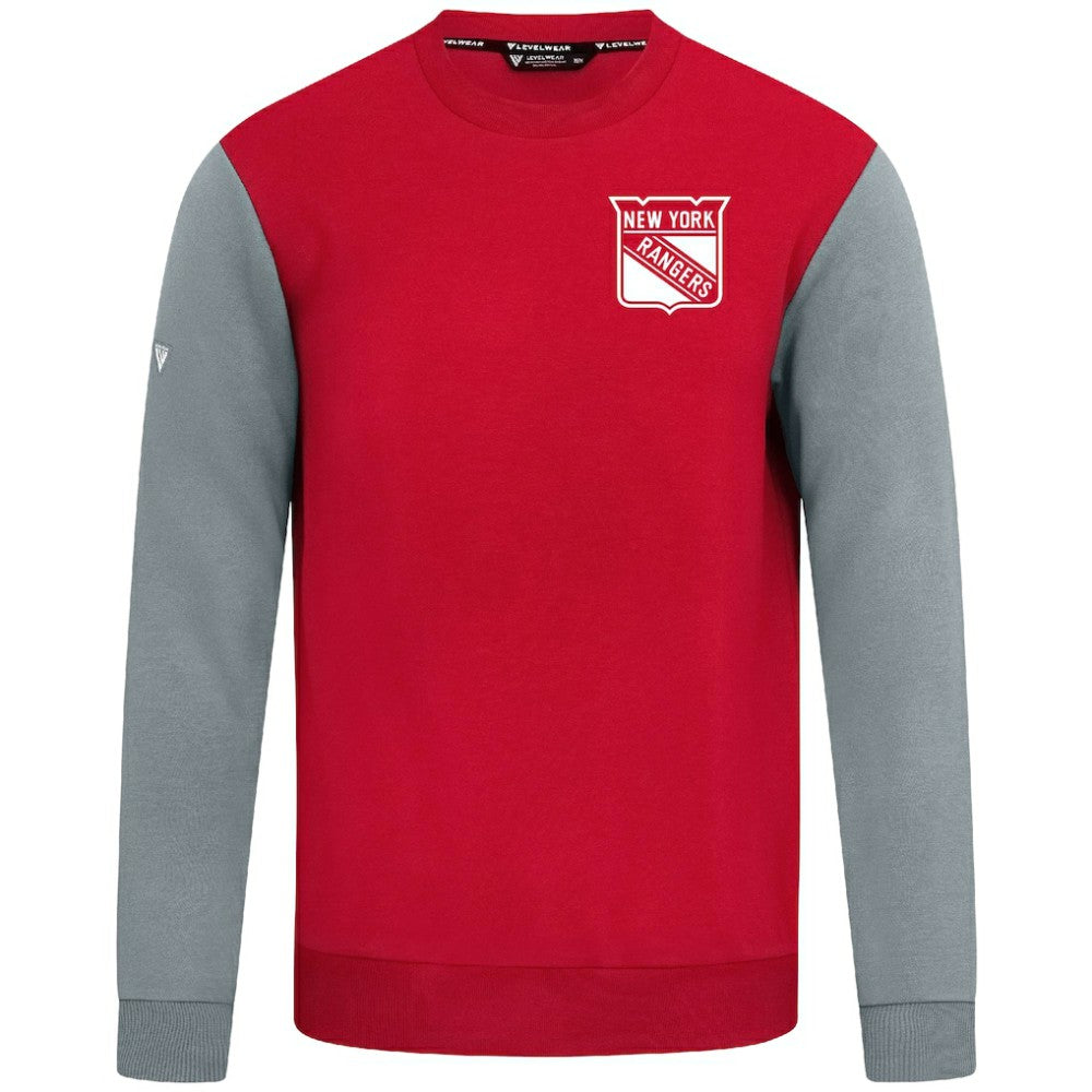 New York Rangers Levelwear Ultimate Response Sweatshirt - Red/Gray - NHL 203091751