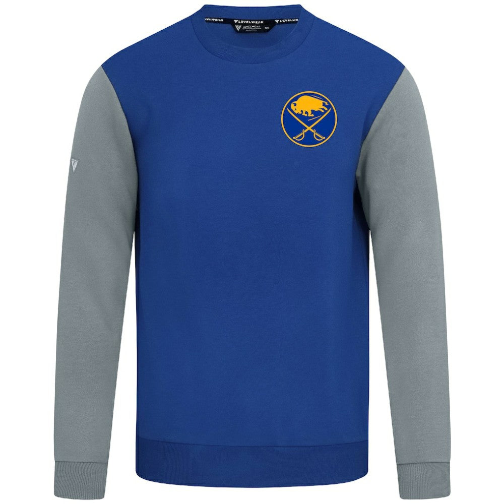 Buffalo Sabres Levelwear Ultimate Response Sweatshirt - Royal/Gray - NHL 203091755