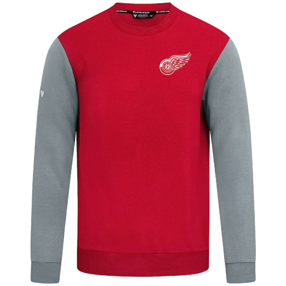 Detroit Red Wings Levelwear Ultimate Response Sweatshirt - Red/Gray - NHL 203091756