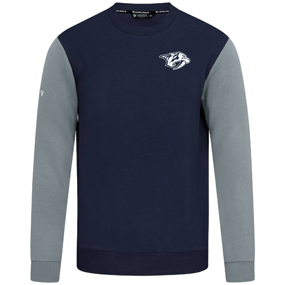 Nashville Predators Levelwear Ultimate Response Sweatshirt - Navy/Gray - NHL 203091763