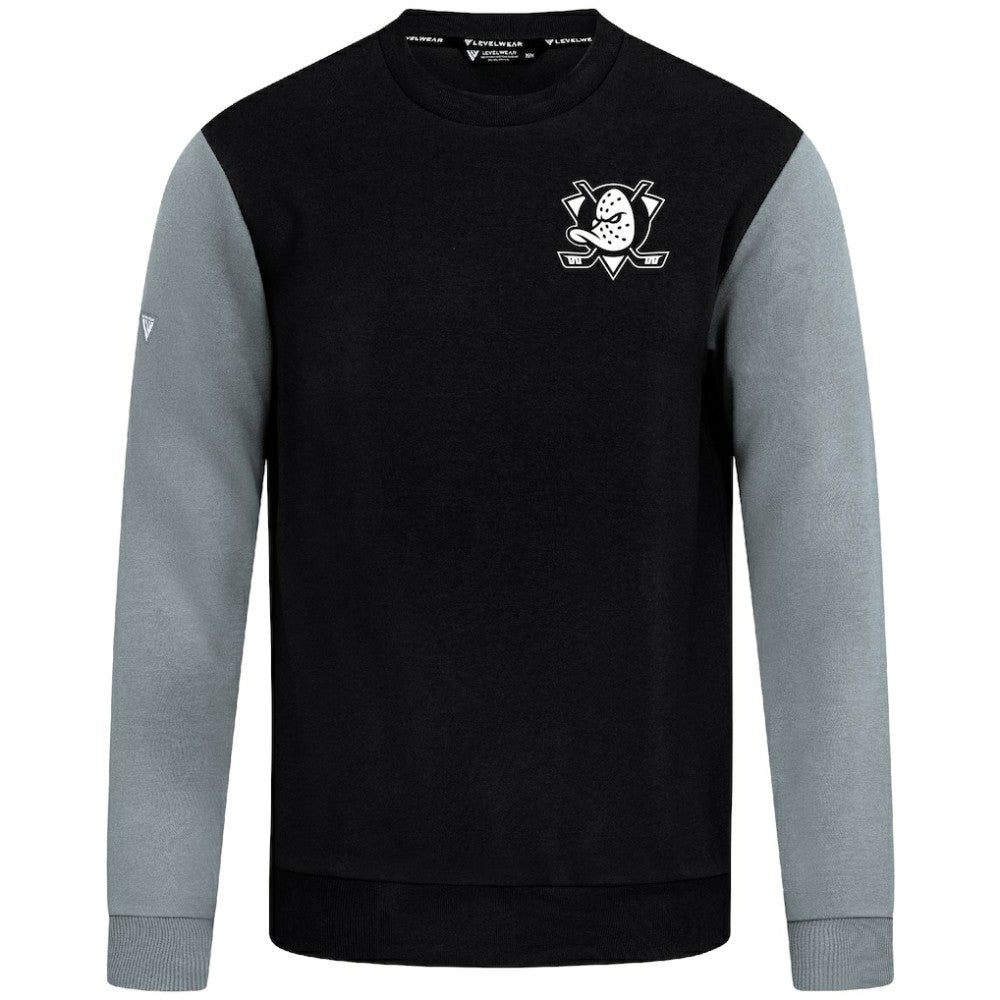 Anaheim Ducks Levelwear Ultimate Response Sweatshirt - Black/Gray - NHL 203091767