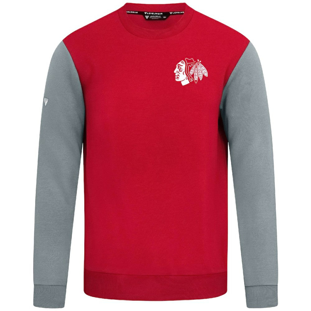 Chicago Blackhawks Levelwear Ultimate Response Sweatshirt - Red/Gray - NHL 203091770