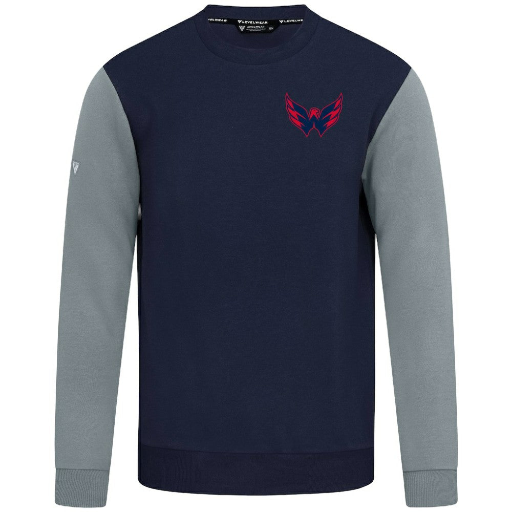 Washington Capitals Levelwear Ultimate Response Sweatshirt - Navy/Gray - NHL 203091785