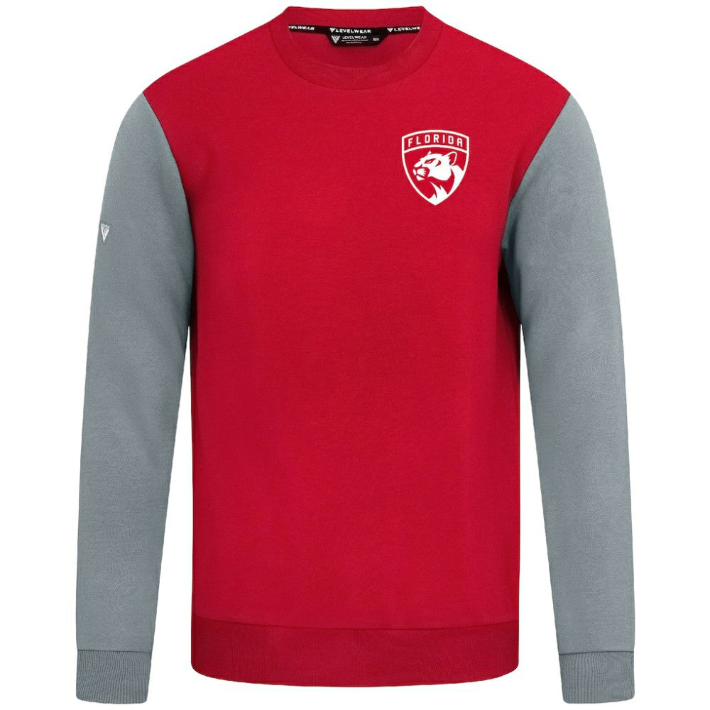 Florida Panthers Levelwear Ultimate Response Sweatshirt - Red/Gray - NHL 203091794
