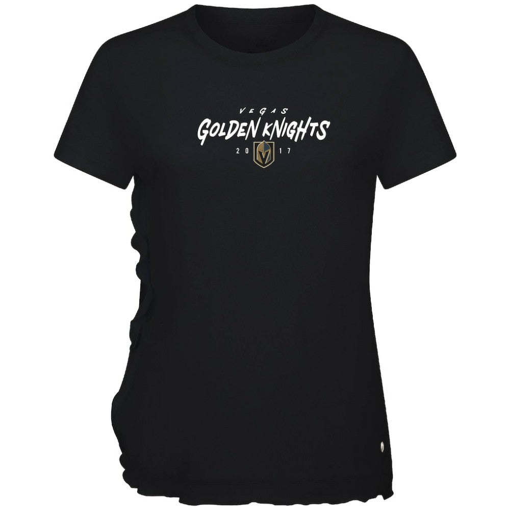Vegas Golden Knights Levelwear Women's Airflow Scratched T-Shirt - Black - NHL 203091816