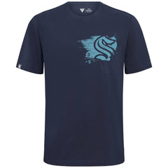 Seattle Kraken Levelwear Focal Blasted T-Shirt - Deep Sea Blue - NHL 203091832