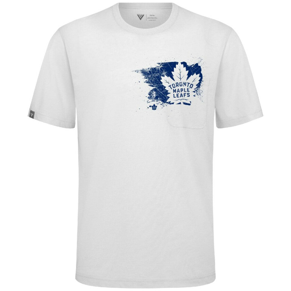 Toronto Maple Leafs Levelwear Focal Blasted T-Shirt - White - NHL 203091855