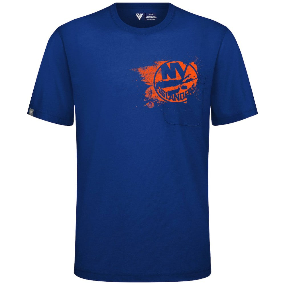 New York Islanders Levelwear Focal Blasted T-Shirt - Royal - NHL 203091875