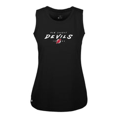 New Jersey Devils Levelwear Women's Macy Scratched Tank Top - Black - NHL 203091894