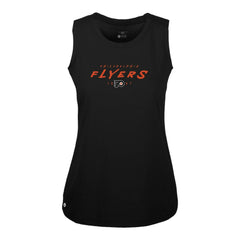 Philadelphia Flyers Levelwear Women's Macy Scratched Tank Top - Black - NHL 203091895