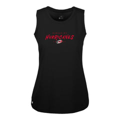 Carolina Hurricanes Levelwear Women's Macy Scratched Tank Top - Black - NHL 203091910
