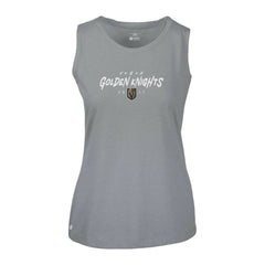 Vegas Golden Knights Levelwear Women's Macy Scratched Tank Top - Gray - NHL 203091925