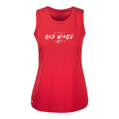 Detroit Red Wings Levelwear Women's Macy Scratched Tank Top - Red - NHL 203091932