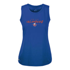 New York Islanders Levelwear Women's Macy Scratched Tank Top - Royal - NHL 203091938