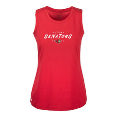 Ottawa Senators Levelwear Women's Macy Scratched Tank Top - Red - NHL 203091942