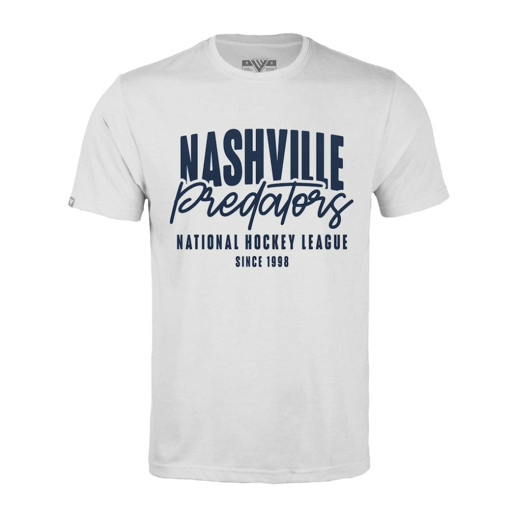 Nashville Predators Levelwear Richmond Response T-Shirt - White - NHL 203091991