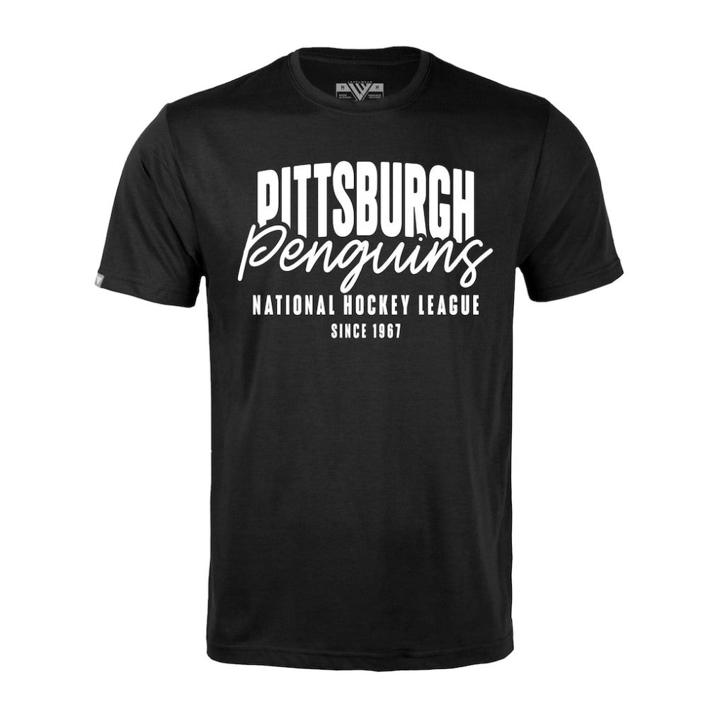 Pittsburgh Penguins Levelwear Richmond Response T-Shirt - Black - NHL 203092023