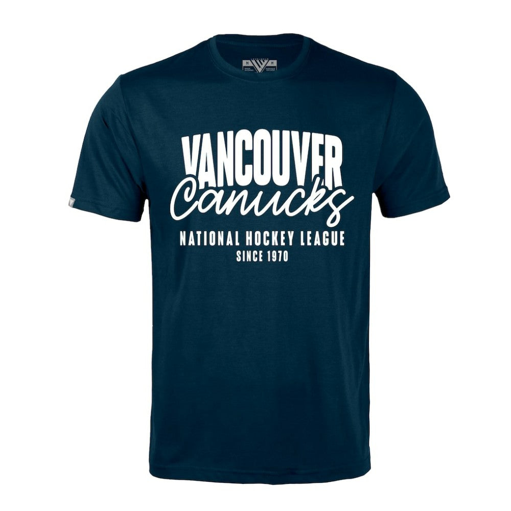 Vancouver Canucks Levelwear Richmond Response T-Shirt - Navy - NHL 203092033