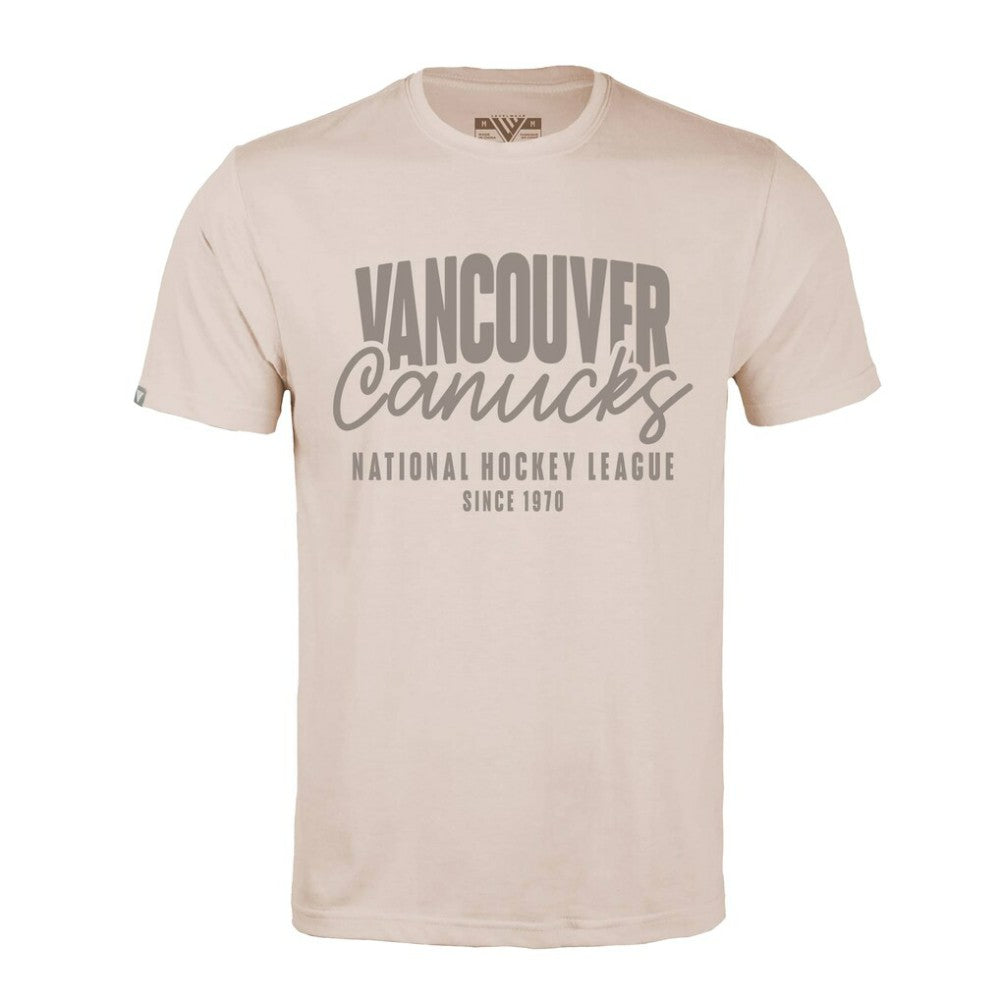 Vancouver Canucks Levelwear Richmond Response T-Shirt - Khaki - NHL 203092037