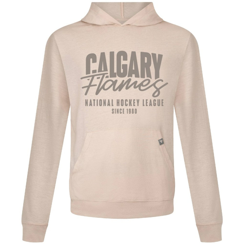 Calgary Flames Levelwear Relay Response Pullover Hoodie - Khaki - NHL 203092045