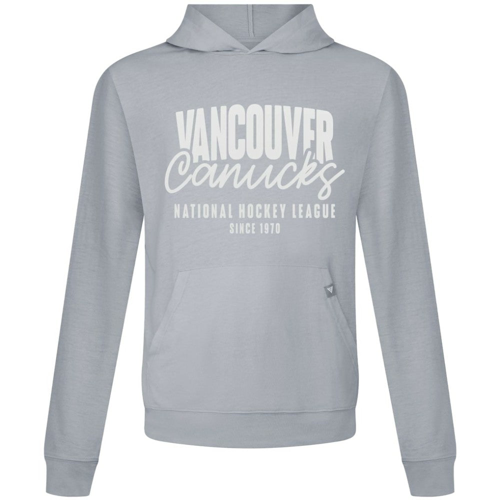 Vancouver Canucks Levelwear Relay Response Pullover Hoodie - Gray - NHL 203092050