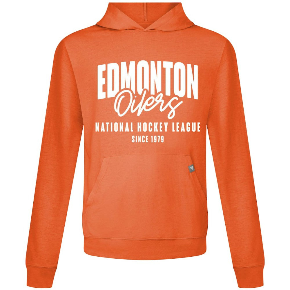 Edmonton Oilers Levelwear Relay Response Pullover Hoodie - Orange - NHL 203092056