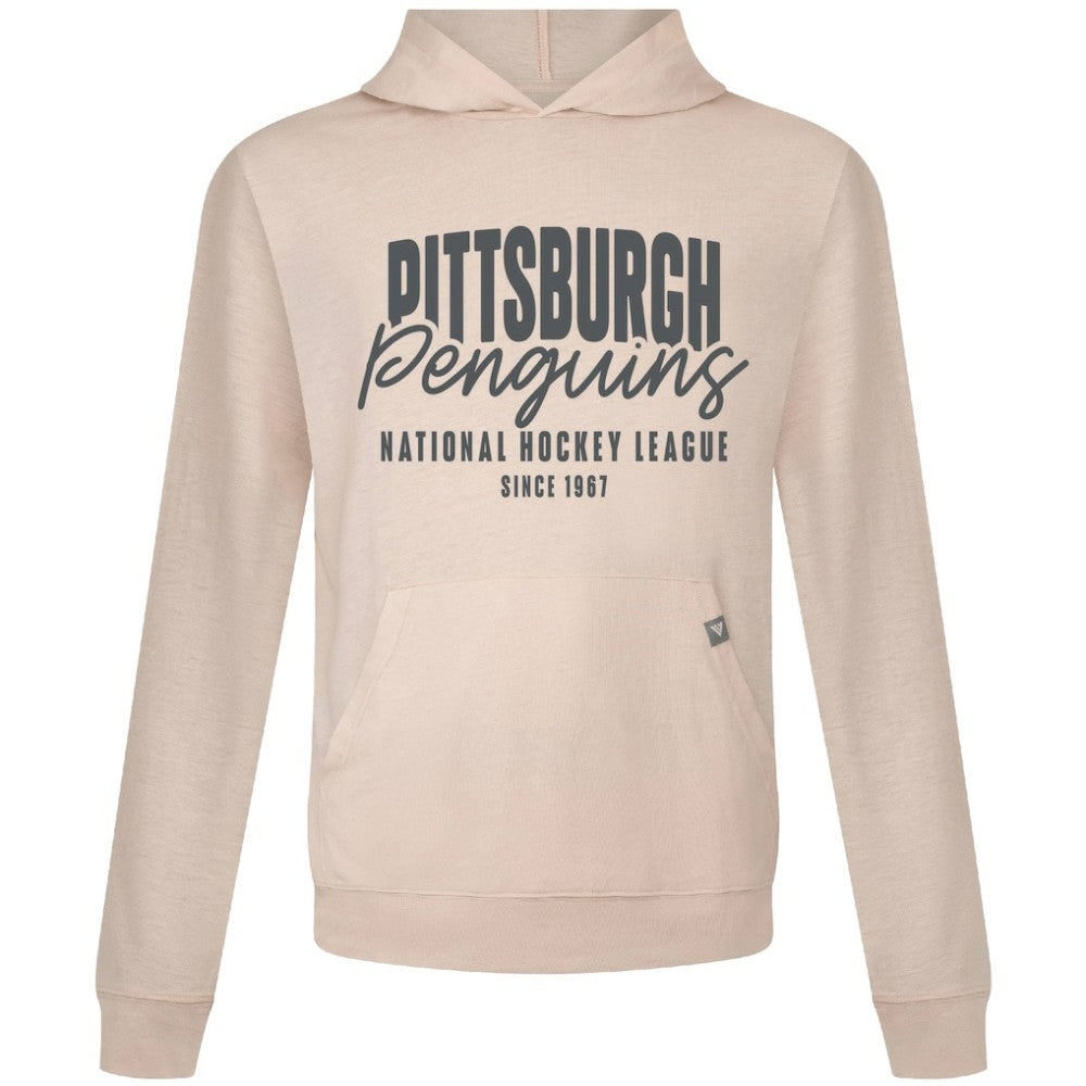 Pittsburgh Penguins Levelwear Relay Response Pullover Hoodie - Khaki - NHL 203092072
