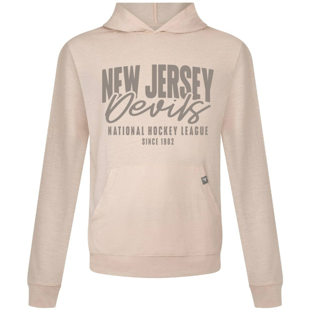 New Jersey Devils Levelwear Relay Response Pullover Hoodie - Khaki - NHL 203092081