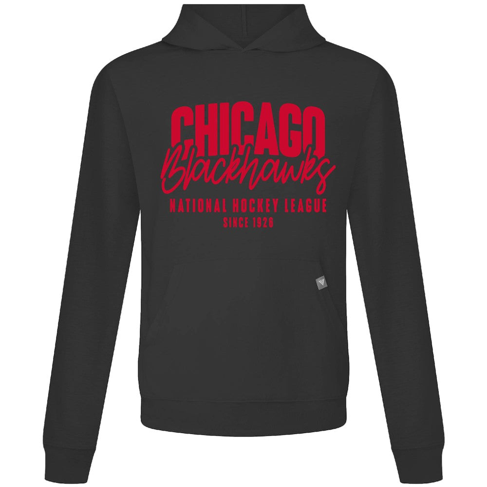 Chicago Blackhawks Levelwear Relay Response Pullover Hoodie - Black - NHL 203092086