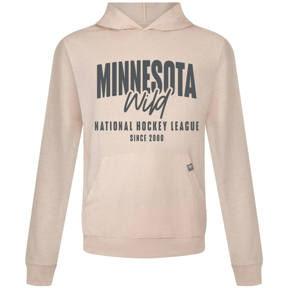 Minnesota Wild Levelwear Relay Response Pullover Hoodie - Khaki - NHL 203092101