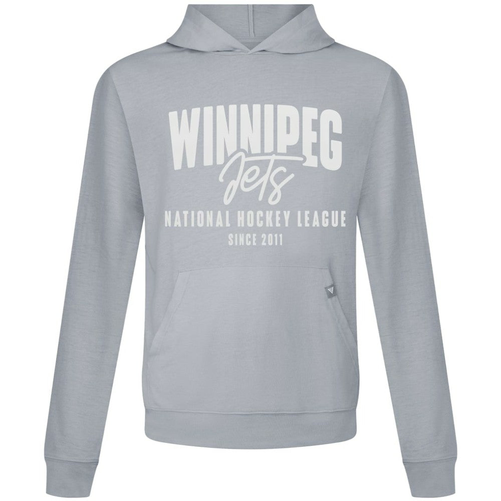 Winnipeg Jets Levelwear Relay Response Pullover Hoodie - Gray - NHL 203092124