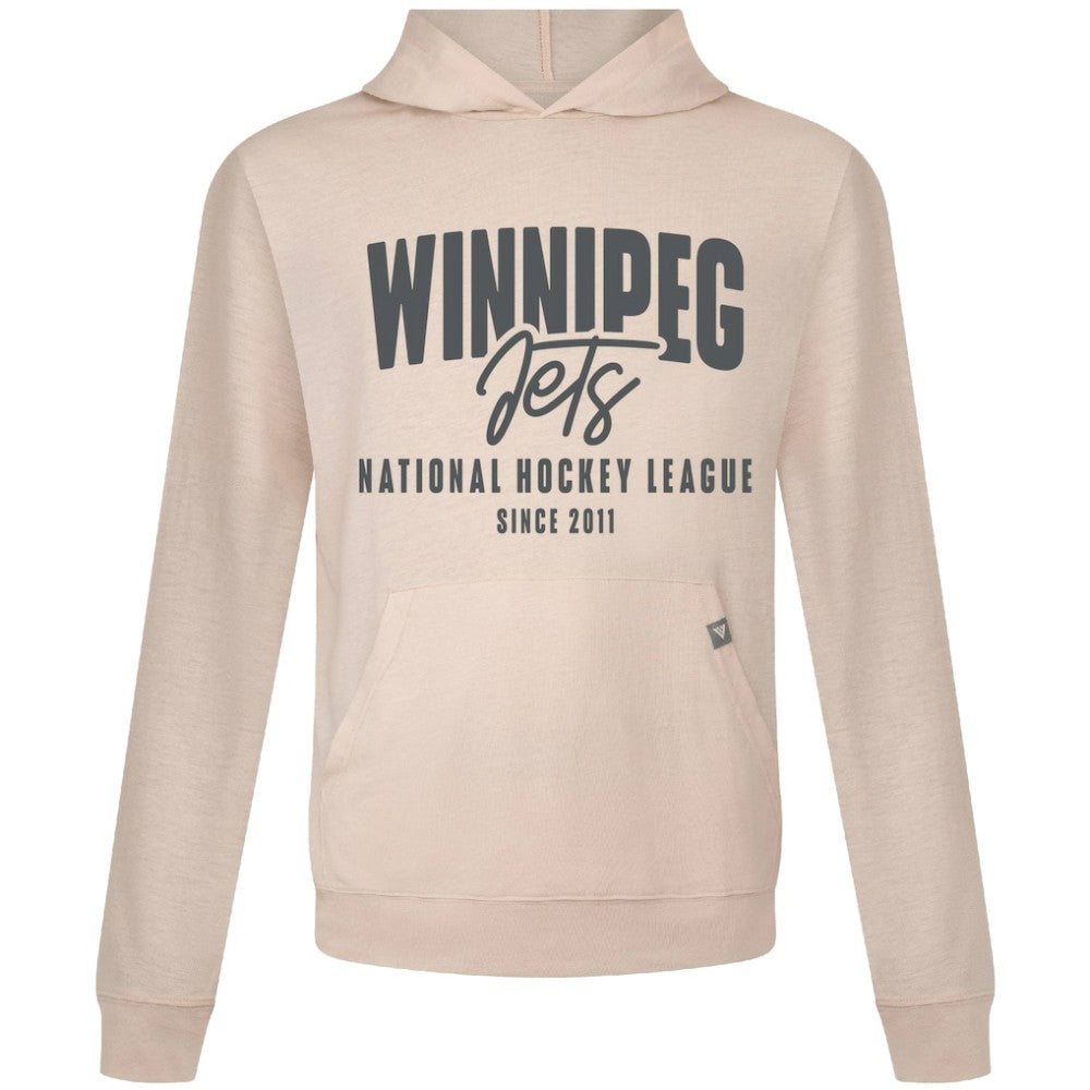 Winnipeg Jets Levelwear Relay Response Pullover Hoodie - Khaki - NHL 203092125