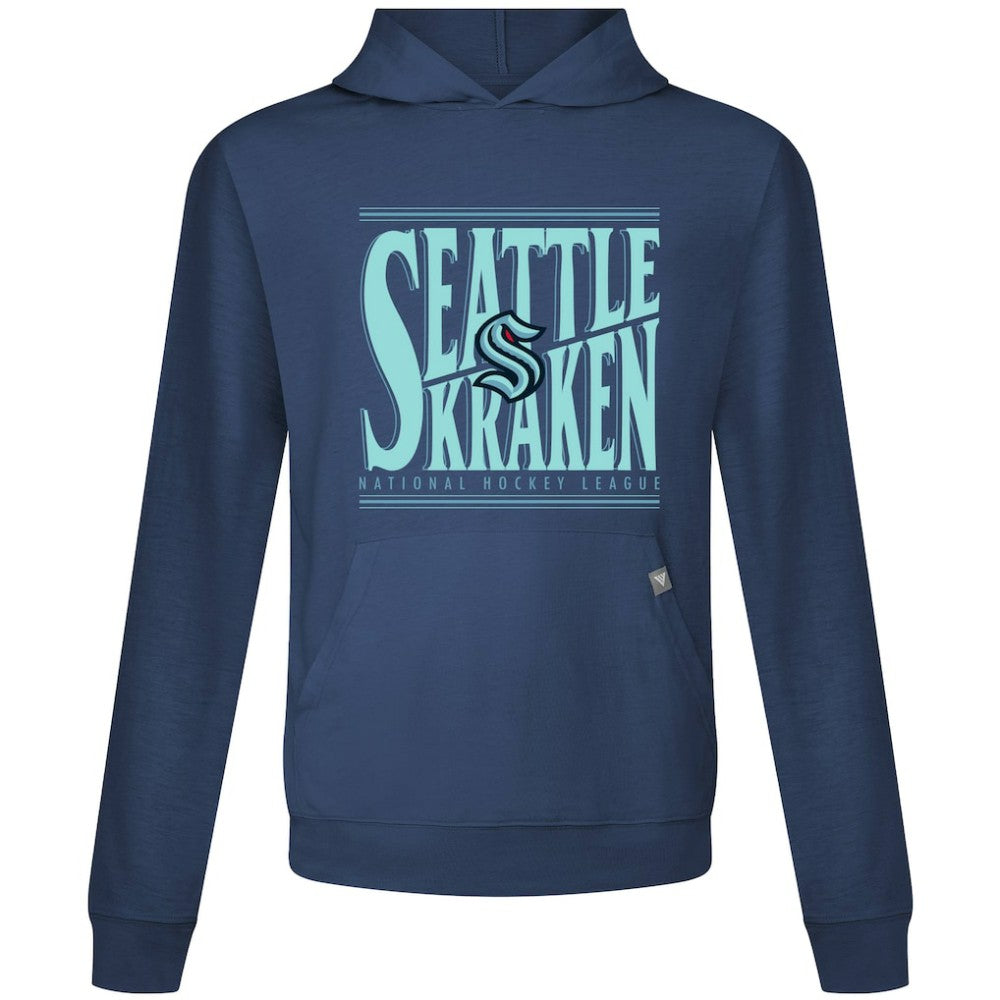 Seattle Kraken Levelwear Relay Powerhouse Pullover Hoodie - Deep Sea Blue - NHL 203092131