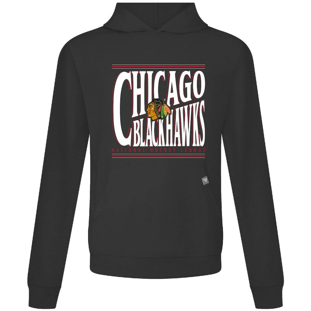 Chicago Blackhawks Levelwear Relay Powerhouse Pullover Hoodie - Black - NHL 203092136