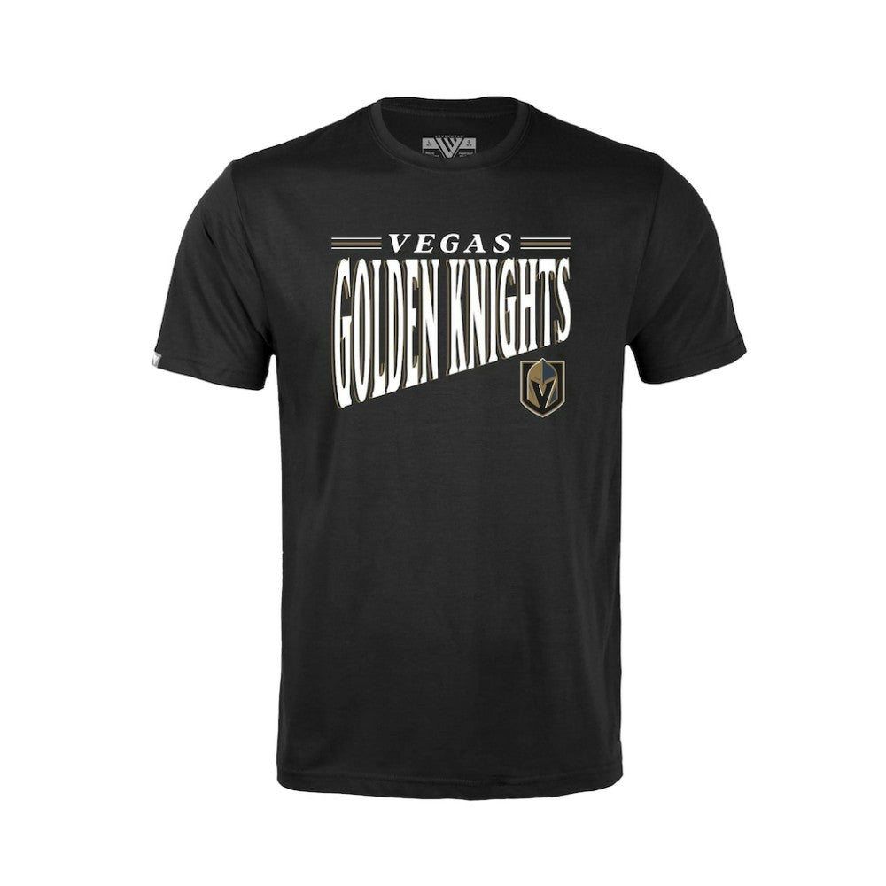 Vegas Golden Knights Levelwear Youth Little Richmond Tally T-Shirt - Black - NHL 203092214