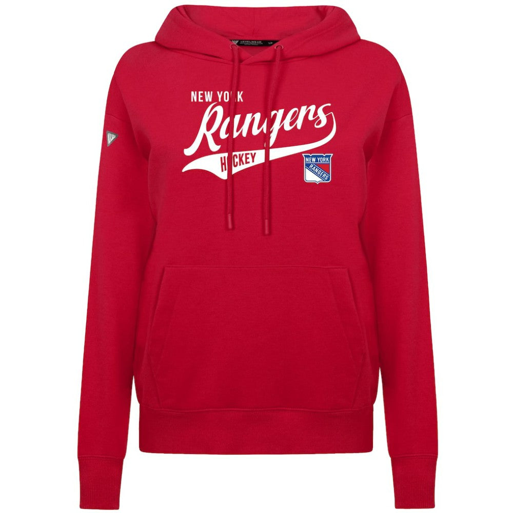 New York Rangers Levelwear Women's Adorn Glide Pullover Hoodie - Red - NHL 203092259