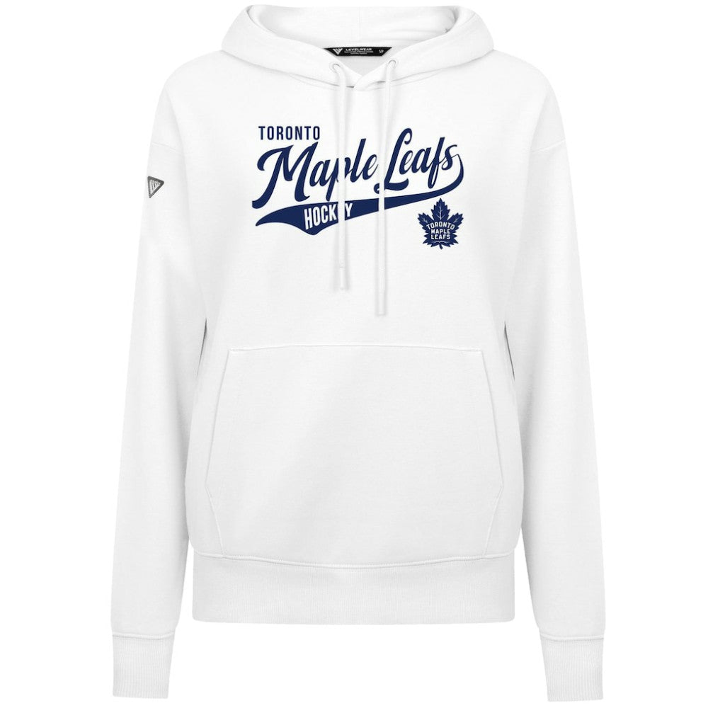 Toronto Maple Leafs Levelwear Women's Adorn Glide Pullover Hoodie - White - NHL 203092260