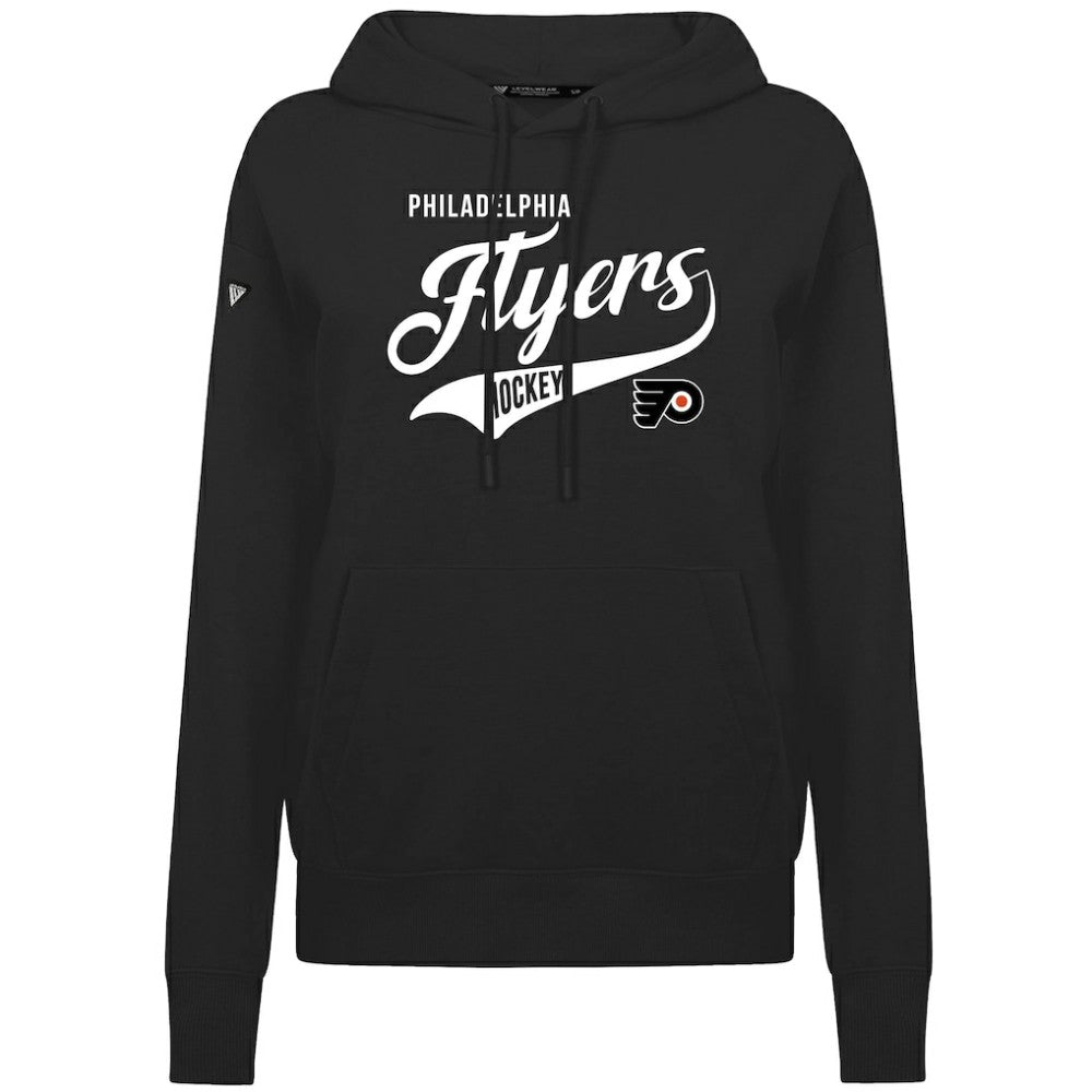 Philadelphia Flyers Levelwear Women's Adorn Glide Pullover Hoodie - Black - NHL 203092268