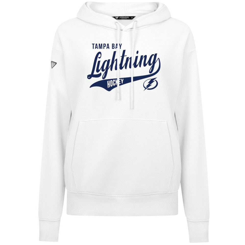 Tampa Bay Lightning Levelwear Women's Adorn Glide Pullover Hoodie - White - NHL 203092275