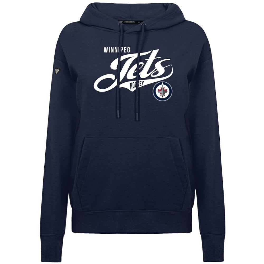 Winnipeg Jets Levelwear Women's Adorn Glide Pullover Hoodie - Navy - NHL 203092279
