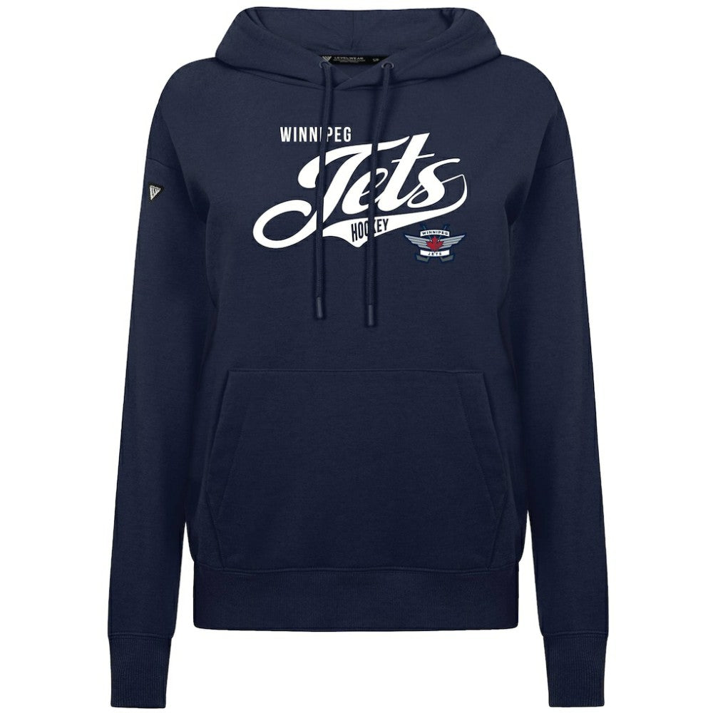 Winnipeg Jets Levelwear Women's Adorn Glide Pullover Hoodie - Navy - NHL 203092280