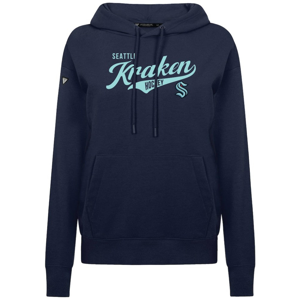 Seattle Kraken Levelwear Women's Adorn Glide Pullover Hoodie - Deep Sea Blue - NHL 203092281