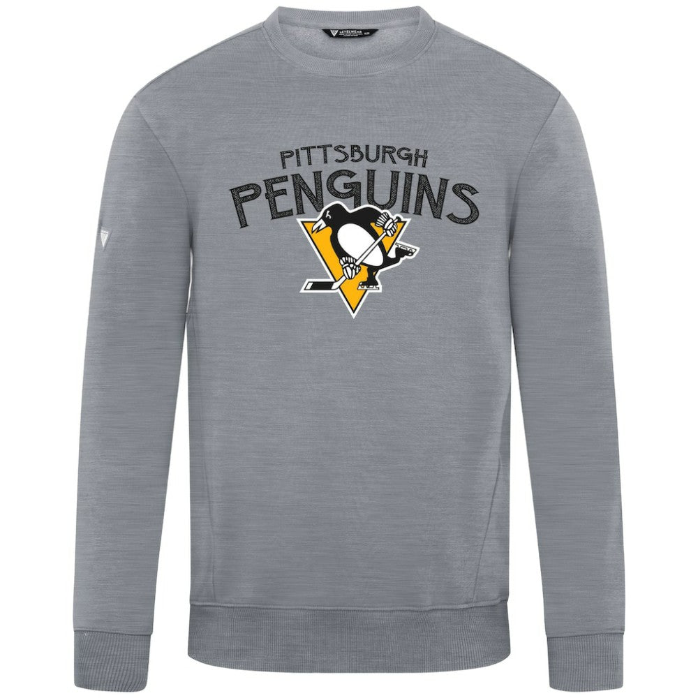 Pittsburgh Penguins Levelwear Zane Mission Sweatshirt - Gray - NHL 203092292