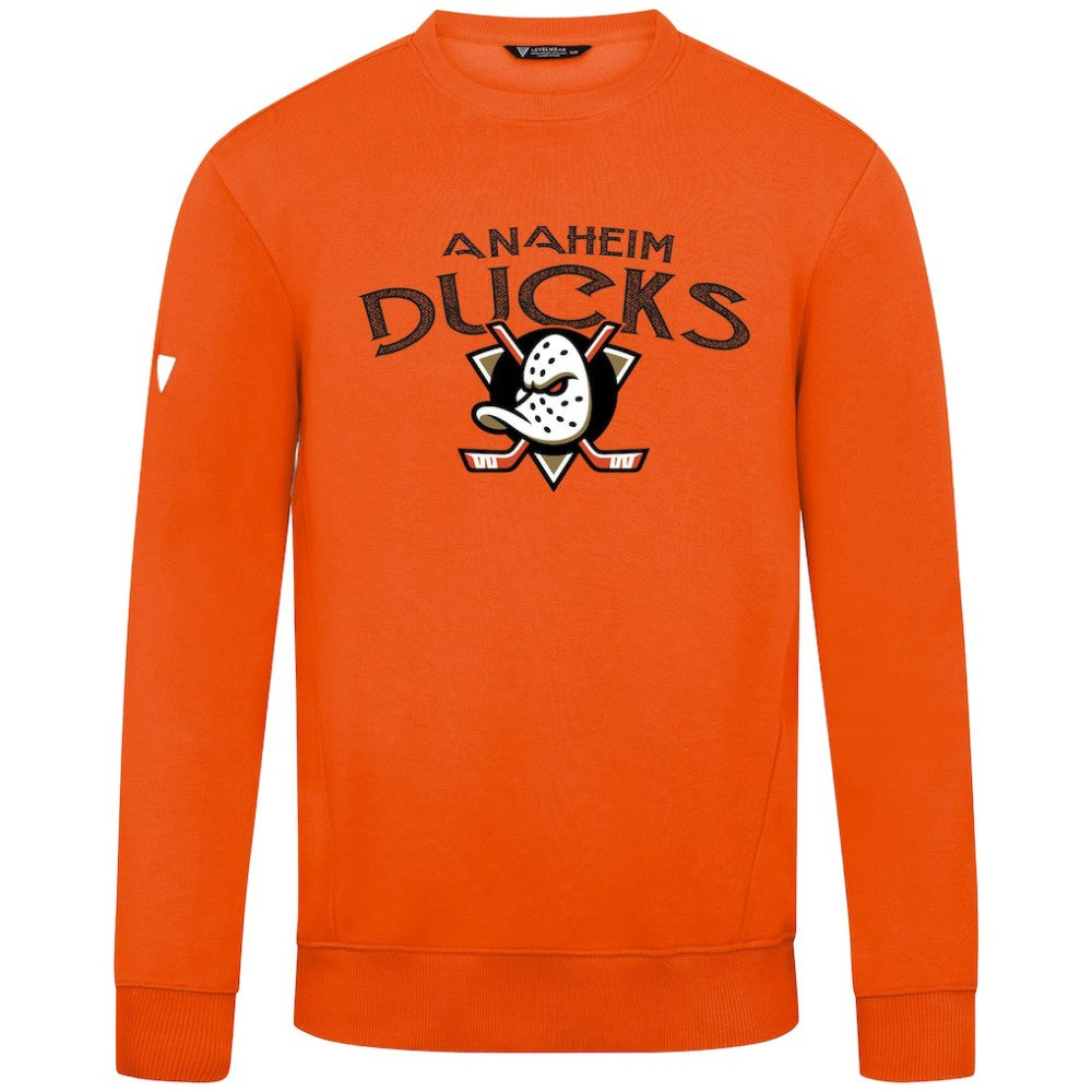 Anaheim Ducks Levelwear Zane Mission Sweatshirt - Orange - NHL 203092302
