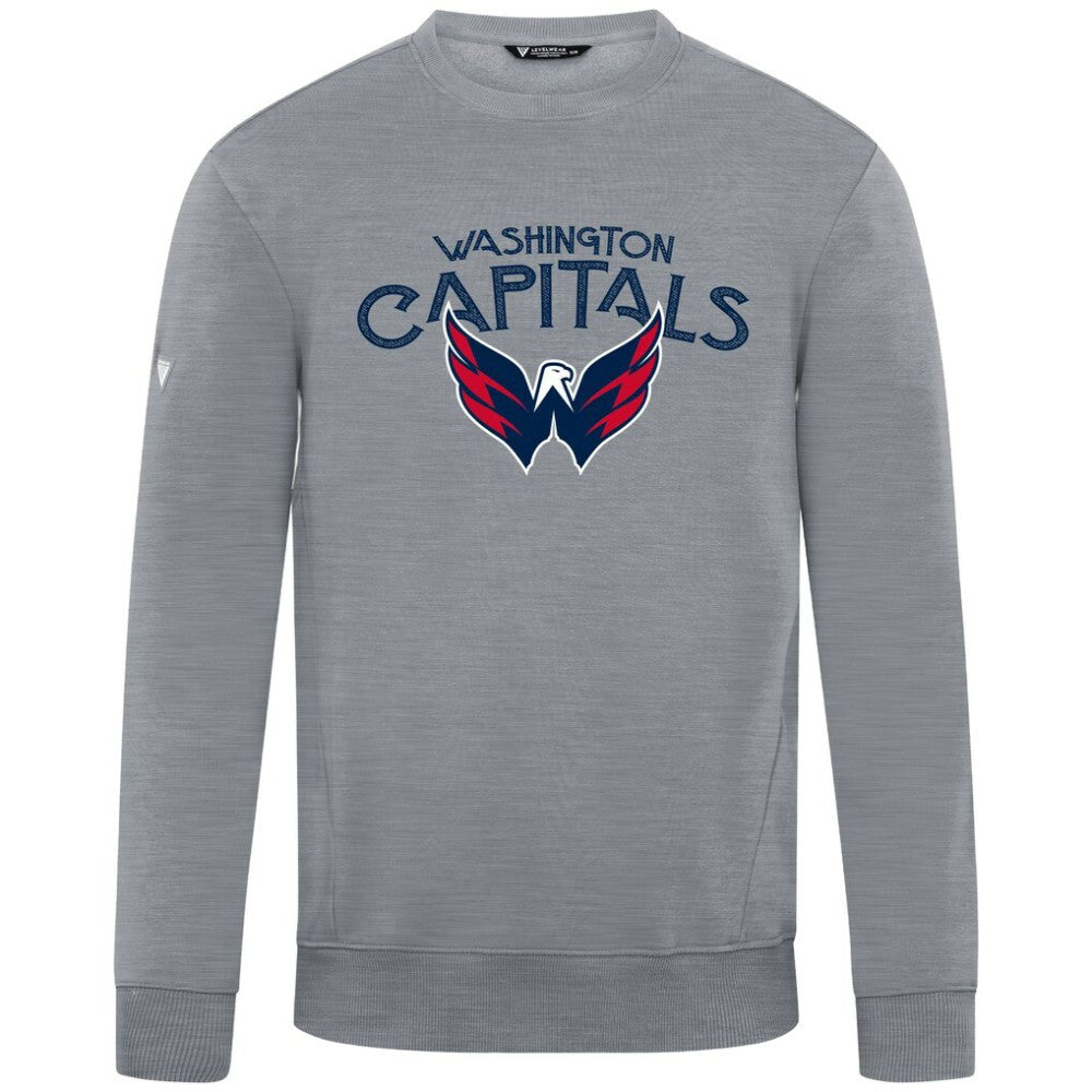 Washington Capitals Levelwear Zane Mission Sweatshirt - Gray - NHL 203092303